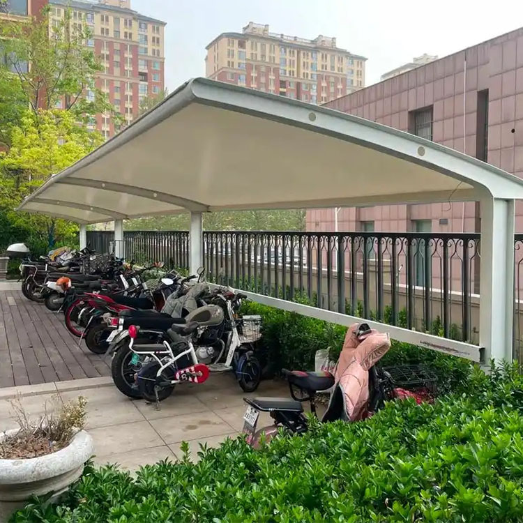 大连膜结构电动车棚